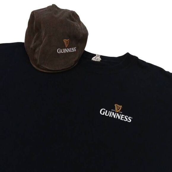 Guinness Tee & Irish Flat Cap Combo - Picture 1 of 7